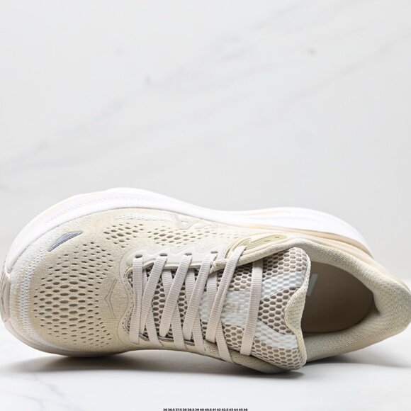 Hoka One One Cream Athletic Shoes - Picture 3 of 5